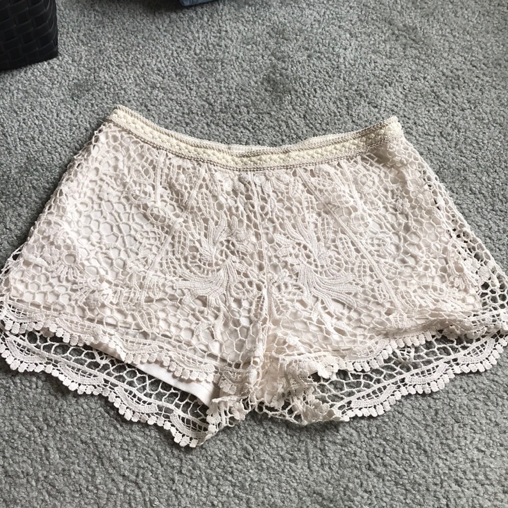 Lace shorts